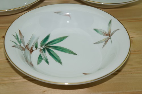 Noritake Canton Bamboo (6) Soup Bowls, 7 1/2" - Picture 3 of 6