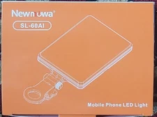 Newmowa 60 LED High Power Rechargeable Clip Fill Video Light with Front & Back