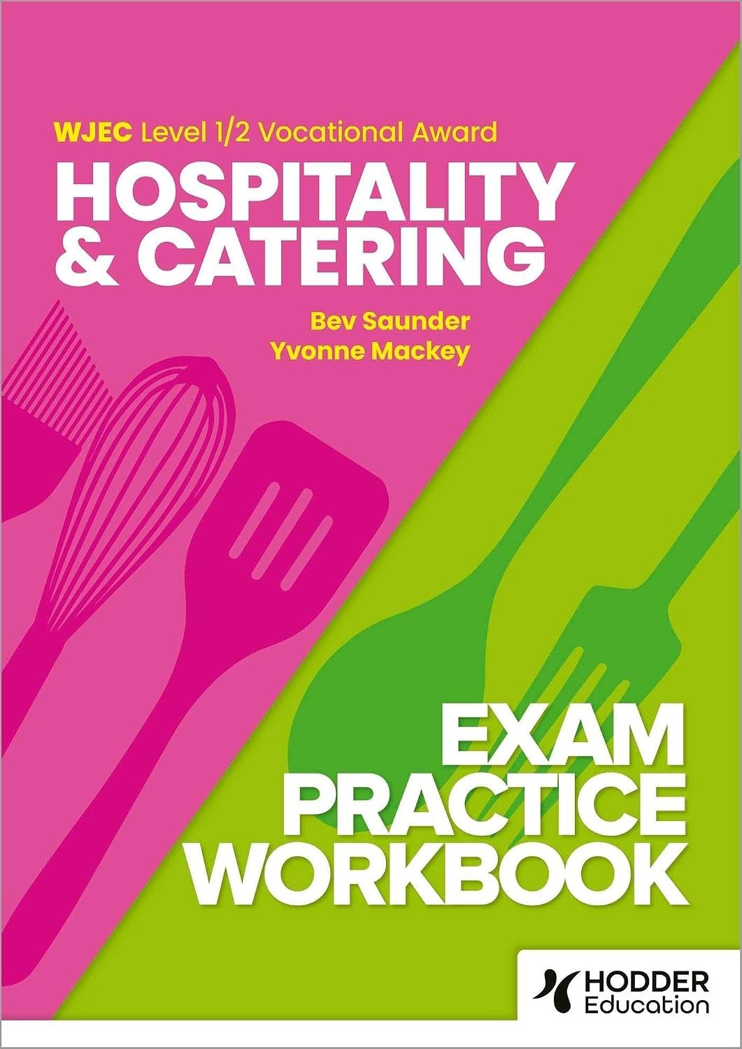 Bev Saunder Unisex Multicolor Wjec Level 1/2 Vocational Award Hospitality & Catering Exam - Image 2