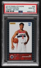2019-20 Sticker & Card Collection Silver Foil Rui Hachimura PSA 10 Rookie RC g6p. rookie card picture
