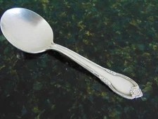 1847 Rogers Bros REMEMBRANCE Baby Spoon Silverplate 1948 4 1/8 inch