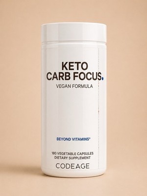 Codeage Keto Carb Focus. Vega Formula  180 Capsules Exp: 11/27 FREE SHIP