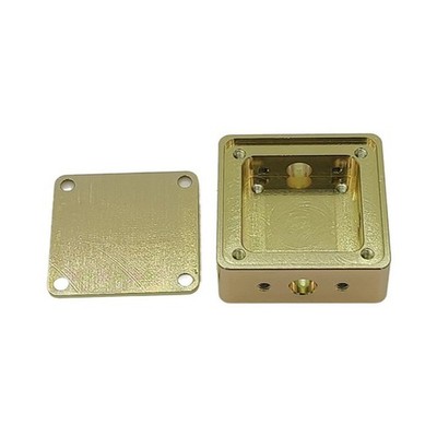 Gold Aluminum Shielding Enclosure 27x27x10mm RF Interference Protective Box
