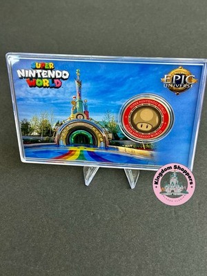 Universal Orlando Epic Universe First Anniversary Bronze Coin Nintendo World