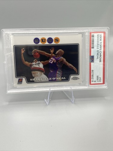 2008 Topps Chrome #32 Shaquille O'Neal PSA 9 MINT - Magic Suns Lakers Heat