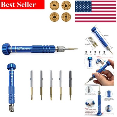 Compact Portable Screwdriver Kit - Precision Tools for Eyeglasses & Electronics