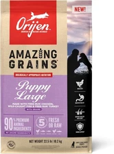 Amazing Grains High-Protein Puppy Large Breed Dry Dog Pet Supplies, 22.5-lb bag