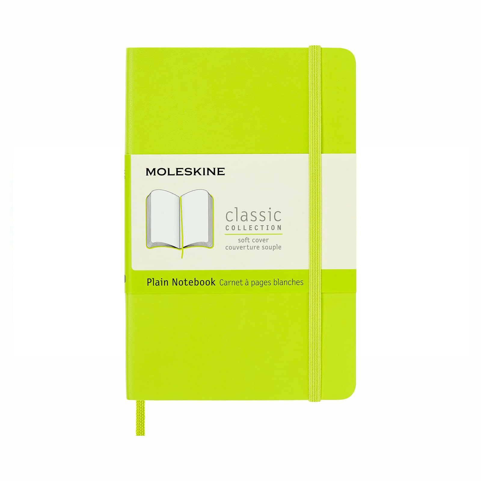 Moleskine Pocket Plain Softcover Notebook: Lemon Green - 8056420850987 - Image 4
