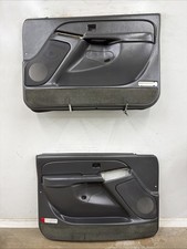 03-07 Chevy Silverado Gmc Sierra Tahoe Yukon Pair Door Panels Oem Dk Pewter Read