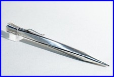 1920er 800 Silver Enamel Twisted Helix Rotary Pencil F 1.18 MM Mines