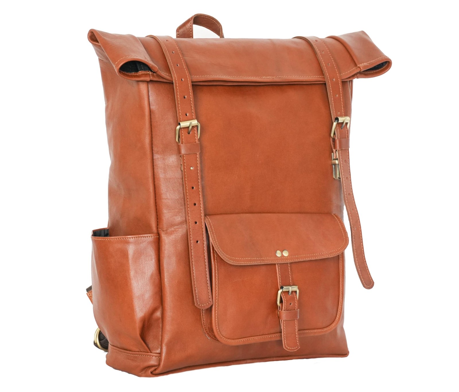 Vintage Rucksack Laptop Bag Large Travel Rol...