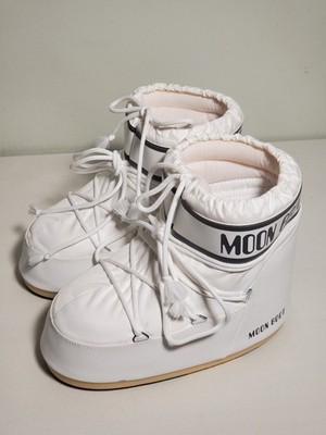 Moon Boot Icon Low Nylon Winter Snow Boots Unisex Men's 9/10.5 - Women's 10/11.5