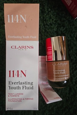 Clarins Everlasting Youth Fluid Foundation 114N 1oz / 30ml 