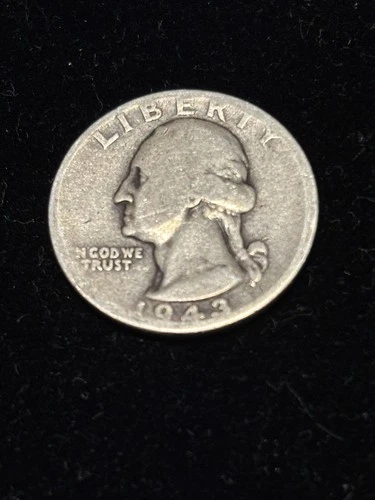 1943 D Washington Quarter AG; 90% Constitutional Silver