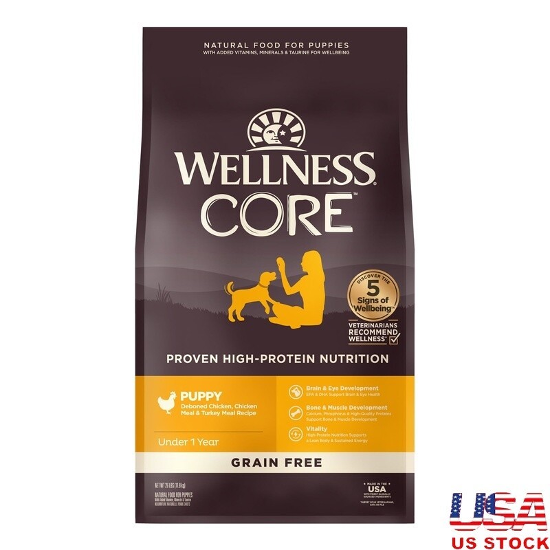 Chicken Turkey Kibble Fatty Acids 26lb New