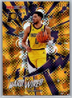 2026 Topps Hoops #HW-13 Tyrese Haliburton Hard Wired Light Burst Gold /50