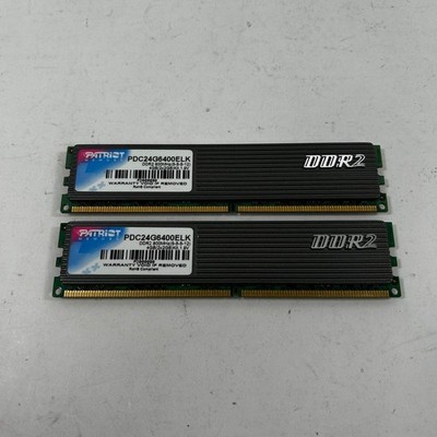 Patriot PDC24G6400ELK 4GB (2x2GB) RAM DDR2 800MHz PDC24G6400ELK