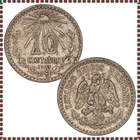 1927 Mexico 10 Centavos Silver — photo from another recent sale