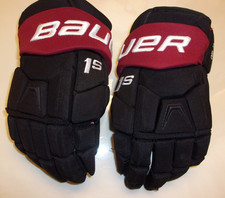 ARIZONA COYOTES Oliver Ekman-Larsson game-worn Bauer 1S gloves (2016-17 season)