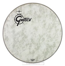 Gretsch Permatone Fiberskyn Bass Drumhead 22" w/Offset Logo