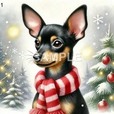 Chihuahua Acrylic Round Christmas Ornament CHOICE 