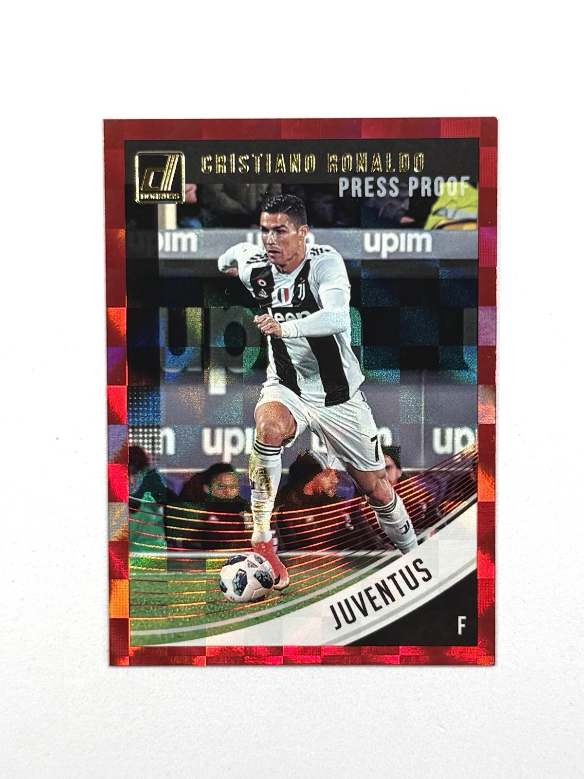 2018-19 Panini Donruss - Cristiano Ronaldo #9 Press Proof Red