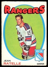 1971-72 OPC O-Pee-Chee AS IS LOW GRADE Jean Ratelle New York Rangers #97