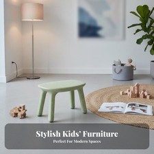 Molded Plastic Play Table and Chairs Rounded Corners for Daycare, Bedroom,