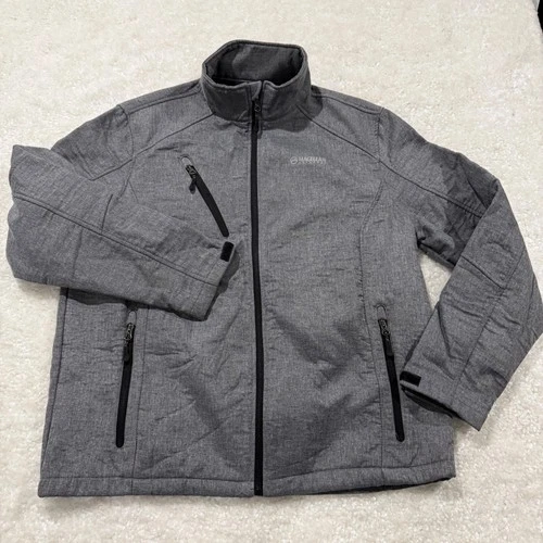 Magellan Outdoors Jacket Mens XL Gray Softshell Fleece Lined Full Zip Hiking video thumbnail