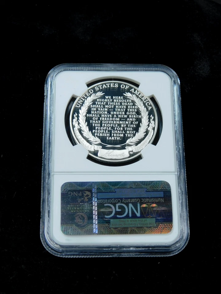 2009-P $1 Proof Lincoln Bicentennial Commemorative Silver Dollar - NGC PF70 UCAM - Image 2 of 4