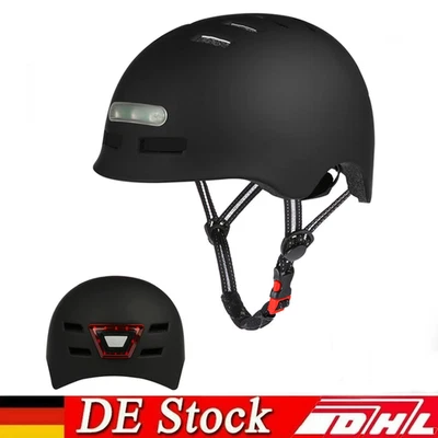 CHEEVALRY Herren Damen Fahrradhelm Schutzhelm Erwachsene Radhelm MTB Bike Helm Mit Licht