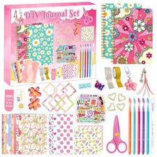 2-Pack DIY Journal Kit for Girls 8-14 ALL-IN-ONE Creative Journaling Set with