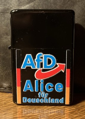 Alice für Deutschland Feuerzeug AfD Alternative für Deutschland In OVP Neu OVP