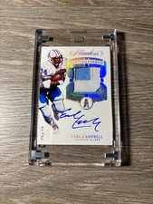 EARL CAMPBELL 2017 FLAWLESS 1/1 PLATINUM PATCH AUTOGRAPH DISTINGUISHED AUTO