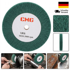 Polierscheibe Nylon 200 mm Gr&uuml;n Schleifzubeh&ouml;r Metall Kunststoff Oberfl&auml;chen