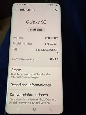 Samsung S8 SM-G950U