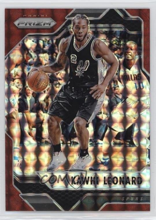 2016-17 Panini Prizm Mosaic Red Kawhi Leonard #52 14mf