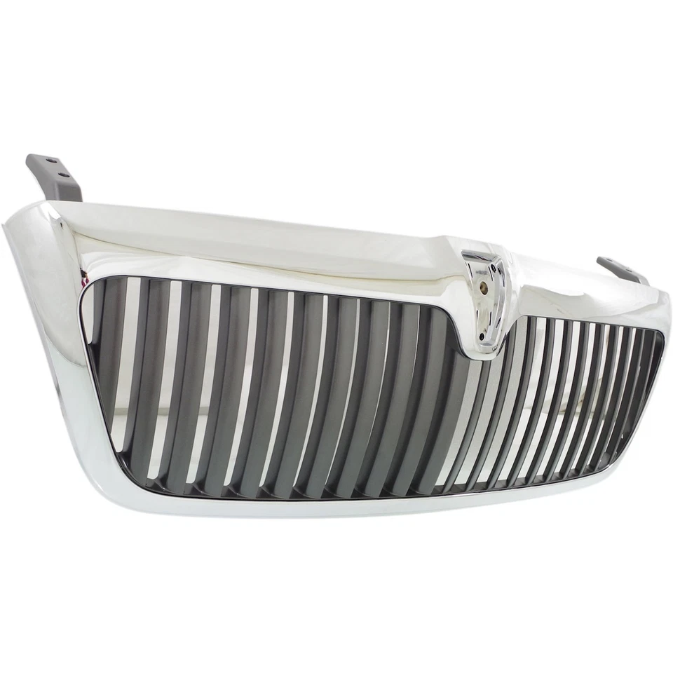 Grille Assembly For 2003-06 Lincoln Navigator 8Cyl 5.4L Eng Plastic Chrome Shell - Image 3 of 4