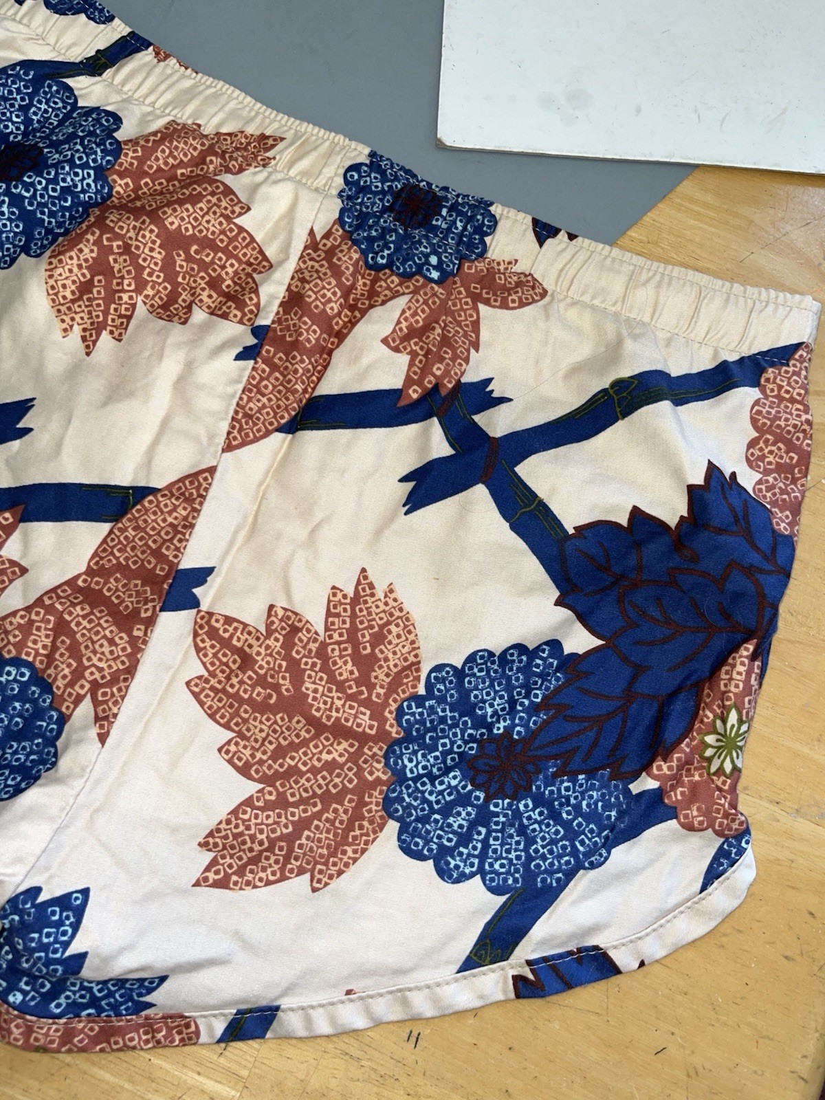 VTG 70s 80s California Shores Swim Trunks Suit Shorts Men’s Floral Sz Medium 32”