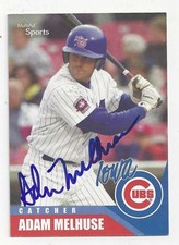 Adam Melhuse 2002 Multi-Ad Iowa Cubs #14 Signed Minor League Card