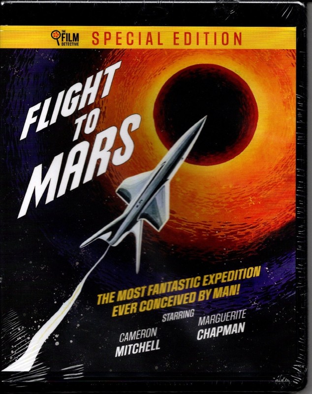 Flight To Mars: Special Edition - (1951) Blu-ray Sci-Fi Cinecolor OOP NEW SEALED