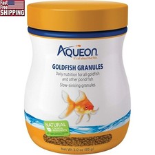 Natural Fish Food Granules Vitamins Immune Support Goldfish Koi All Life Stages