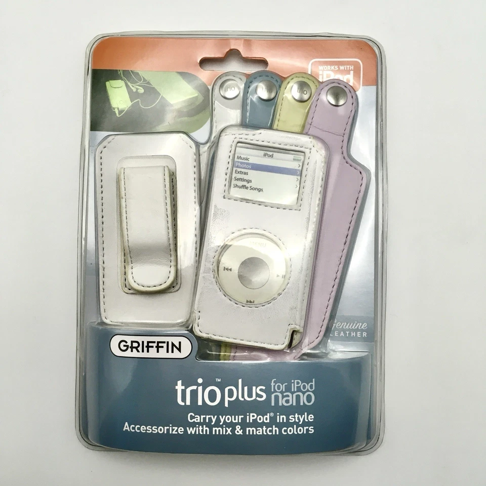 VTG Griffin Trio Plus for Apple iPod Nano 8 Cases Total Leather Cover NEW - Image 3 of 4