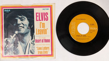 Elvis Presley - Heart of Rome / I'm Leavin' 47-9998 RCA Victor 45RPM Vinyl 7