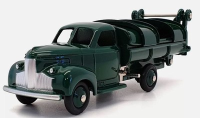 DINKY TOYS - STUDEBAKER Müllwagen grün   Atlas Edition - 1/43 - DIN25VS