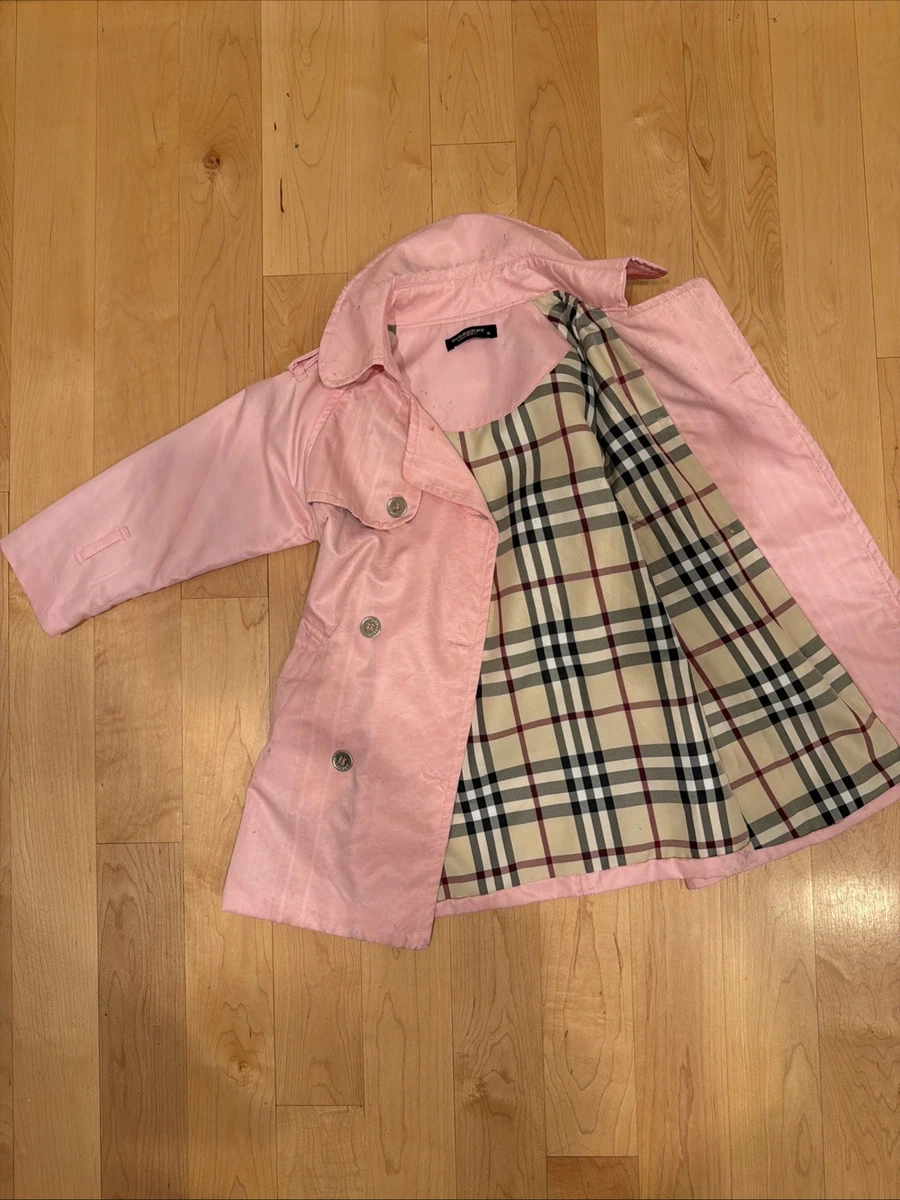 BURBERRY キッズ フード付きコート ピンク18M 【公式通販】
