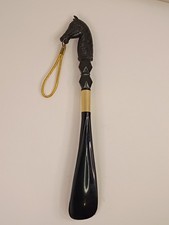Black Horse Head Shoehorn Plastic