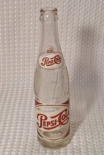 Vintage Sparkling Pepsi Cola Decatur Alabama Glass Bottle 10oz Soda Pop Beverage