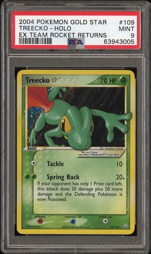 Treecko ★ graded PSA 9 for sale on eBay