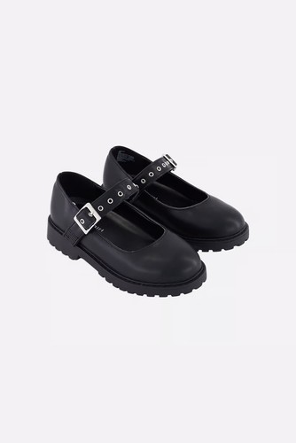 Steve Madden Girls Shoes Girls Adaptive Bitsy Mary Jane, Black - Size 3W - Picture 1 of 5